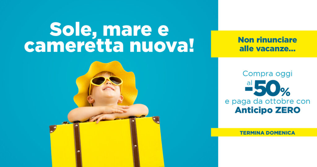 Offerte Estive per Camerette per Bambini e Ragazzi: Risparmia e Crea la Cameretta dei Sogni! L’estate è la stagione perfetta per rinnovare la cameretta dei tuoi bambini e ragazzi.